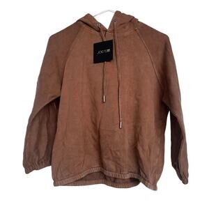 Joe’s Jeans Cara Hoodie Russet Brown Small